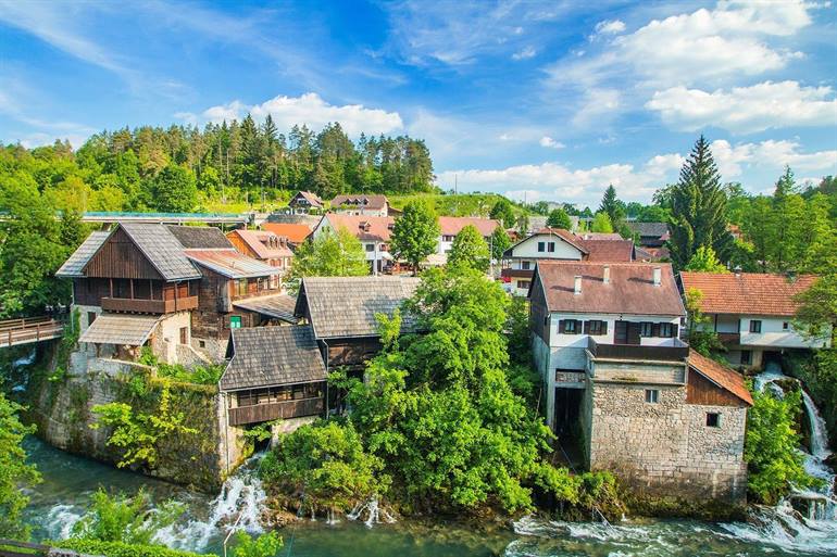 Rastoke in Kroatien