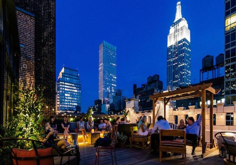 Rooftop der Raffinerie in New York