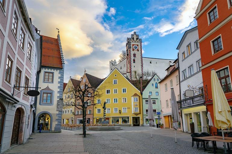 Reichenstraße in Füssen, Bayern