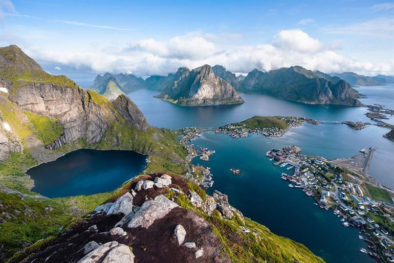 Reinebringen Aussicht, Norwegen