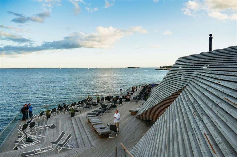 Entspannen in der Löyly Sauna, Helsinki