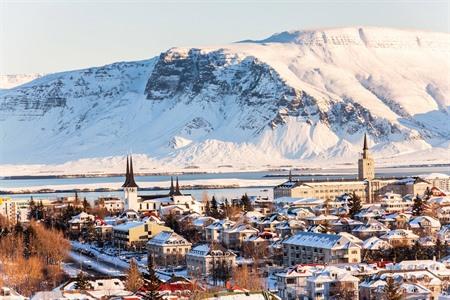 Reykjavík im Winter
