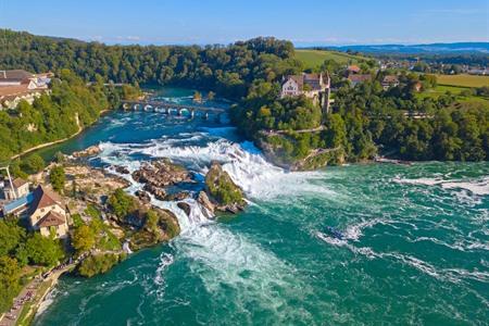 Den Rheinfall in der Schweiz besuchen