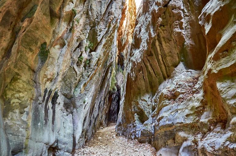 Rintomo- oder Ridomo-Schlucht im Taygetos-Gebirge
