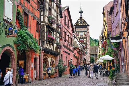 Riquewihr im Elsass-Vogesen-Gebirge