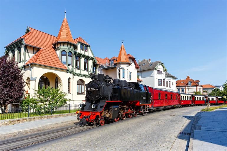 Eine Fahrt mit der nostalgischen Mecklenburgischen Bäderbahn Molli