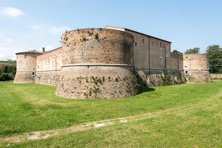 Rocca Costanza in Pesaro, Le Marche, Italien