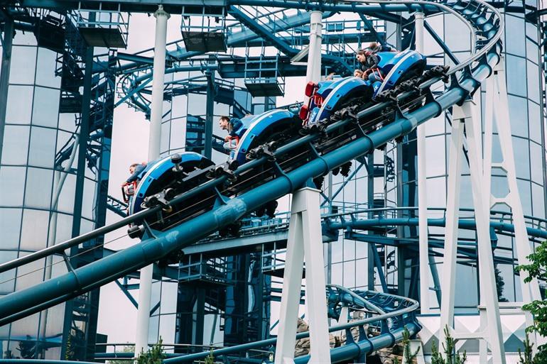 Achterbahn im Europa-Park