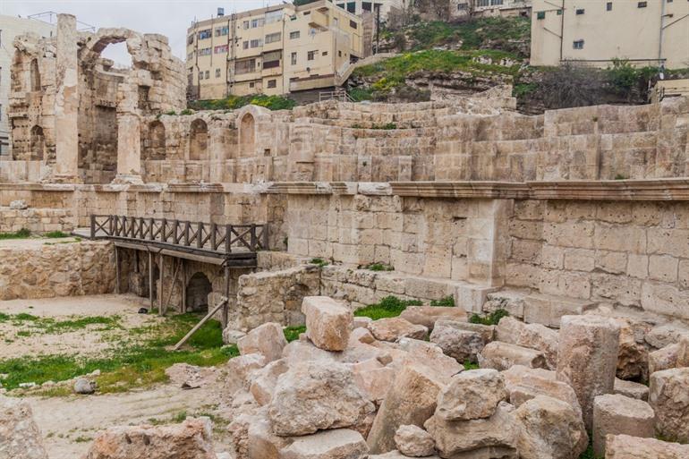 Römisches Nymphaeum in Amman, Jordanien