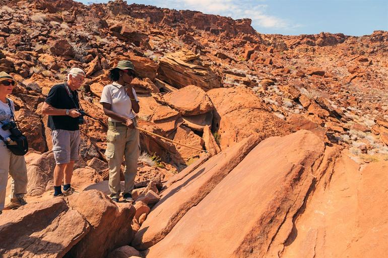 Geführte Tour zu den Felszeichnungen von Twyfelfontein