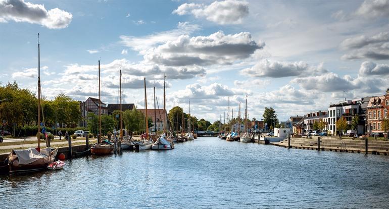 Bootstour in Greifswald, Deutschland