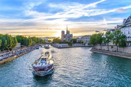 Bootfahrt auf der Seine