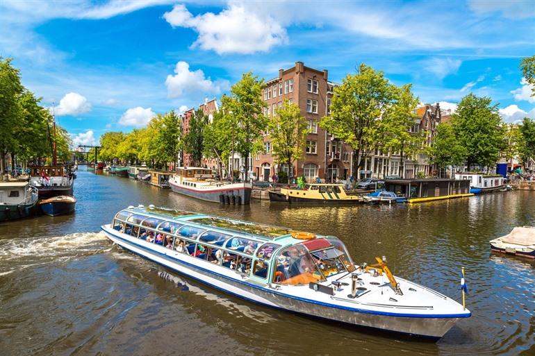 Bootstour auf den Amsterdamer Grachten