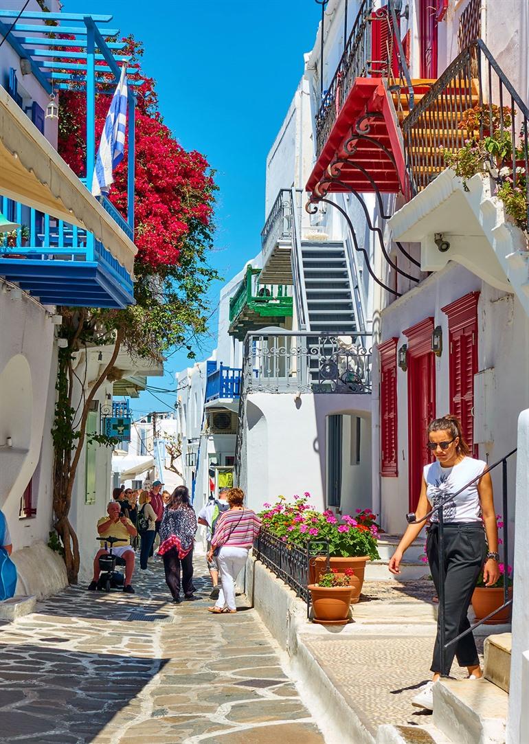 Spaziergänge durch Chora, Mykonos