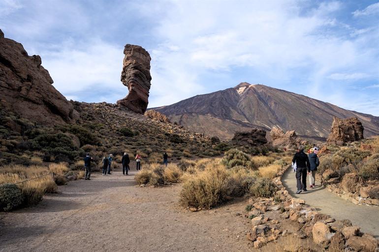 Felsformationen rund um Roques de García, Teneriffa