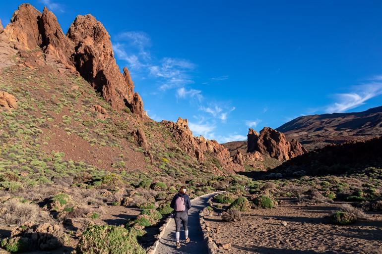 Felsformationen rund um Roques de García, Teneriffa