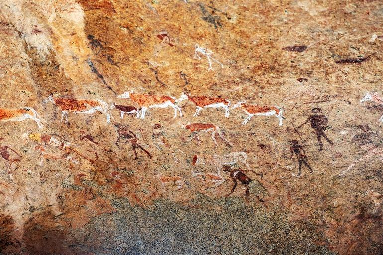Felszeichnungen bei Spitzkoppe