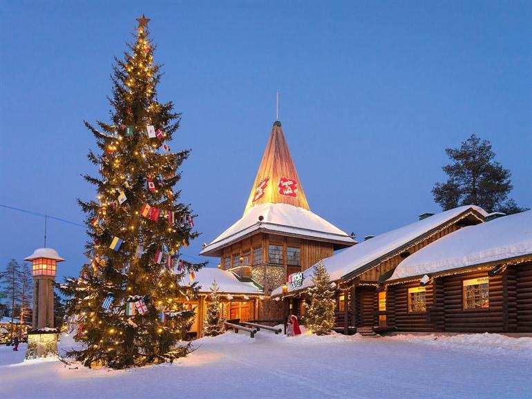 Rovaniemi besuchen, das Dorf des Weihnachtsmanns in Finnland