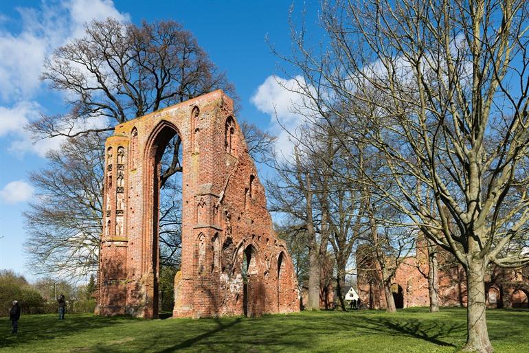 Ruine des Zisterzienserklosters Eldena, Mecklenburg-Vorpommern