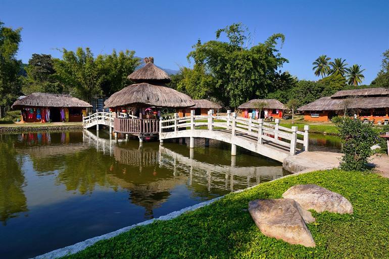 Das ruhige Dorf Pai in Thailand