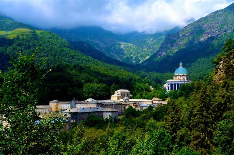 Besuch der Sacro Monti di Oropa, Piemont