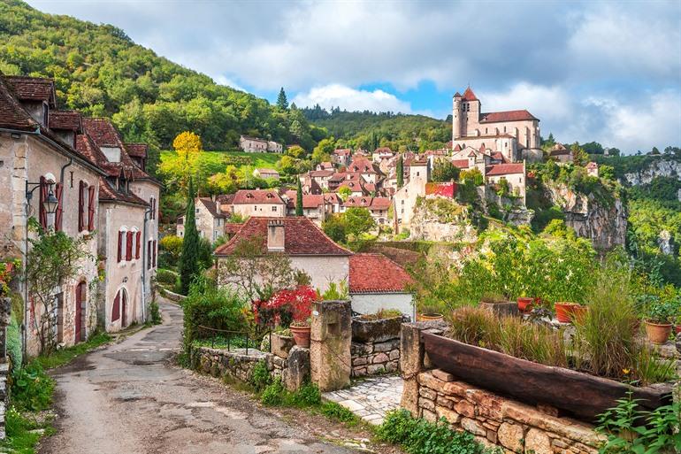Saint-Cirq-Lapopie besuchen, Frankreich