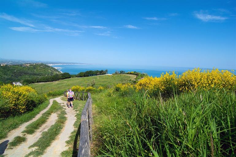 San Bartolo Regionalpark in der Region Marche