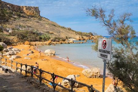 San Blas Strand auf Gozo