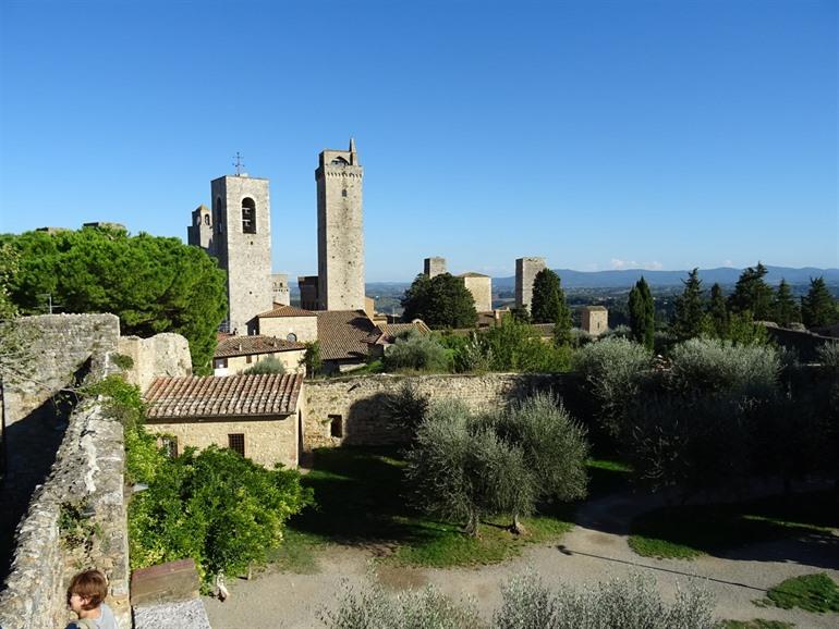 San Gimignano, Blick auf die Türme