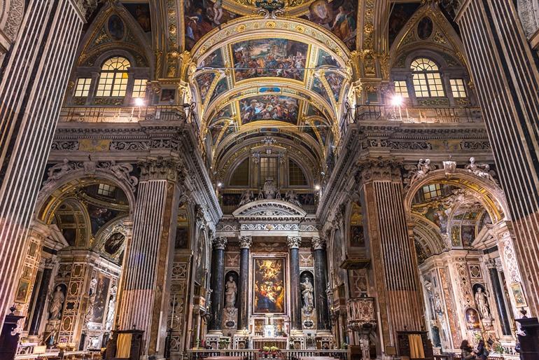 Santi Ambrogio und Andrea Kirche, Genua in Italien