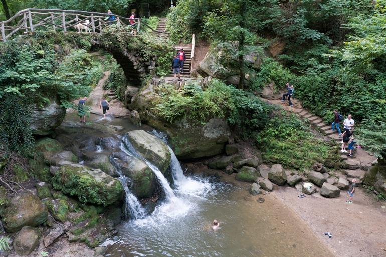 Schiessentumpel Wasserfall im Müllerthal