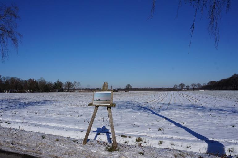 Schilderezellen auf der Andreas Schotel Wanderroute