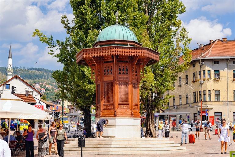 Sebilj-Brunnen, Sarajevo in Bosnien und Herzegowina