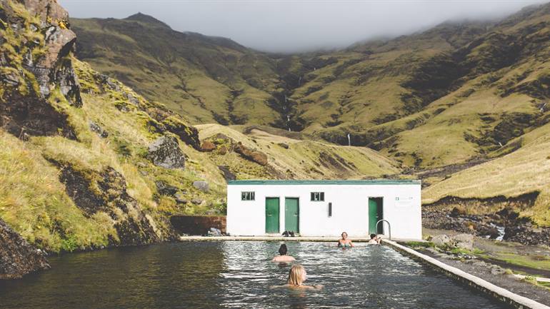 Seljavallalaug Schwimmbad