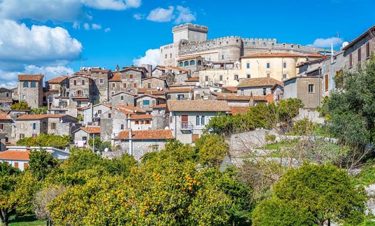Sermoneta in Italien