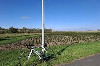 Stimmungsbilder der Fahrradroute von Gent nach Kortrijk (Richtung Waregem)