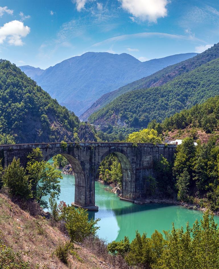 Shkopet-See im Ulza-Naturpark, Albanien