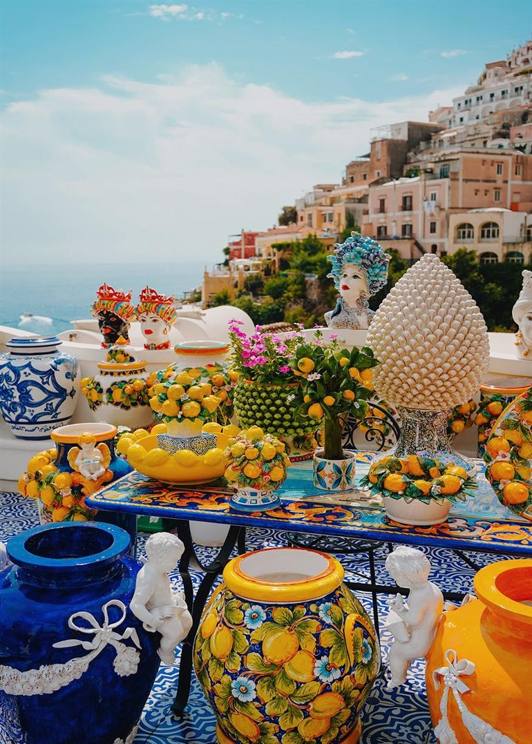 Kaufen Sie handgefertigte Keramik in Positano