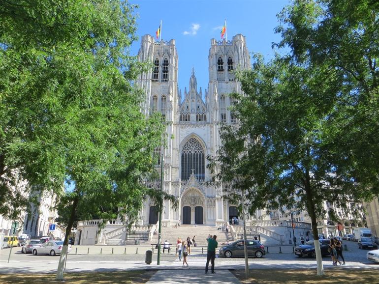 Sint-Gudula und St. Michael's Kathedrale in Brüssel