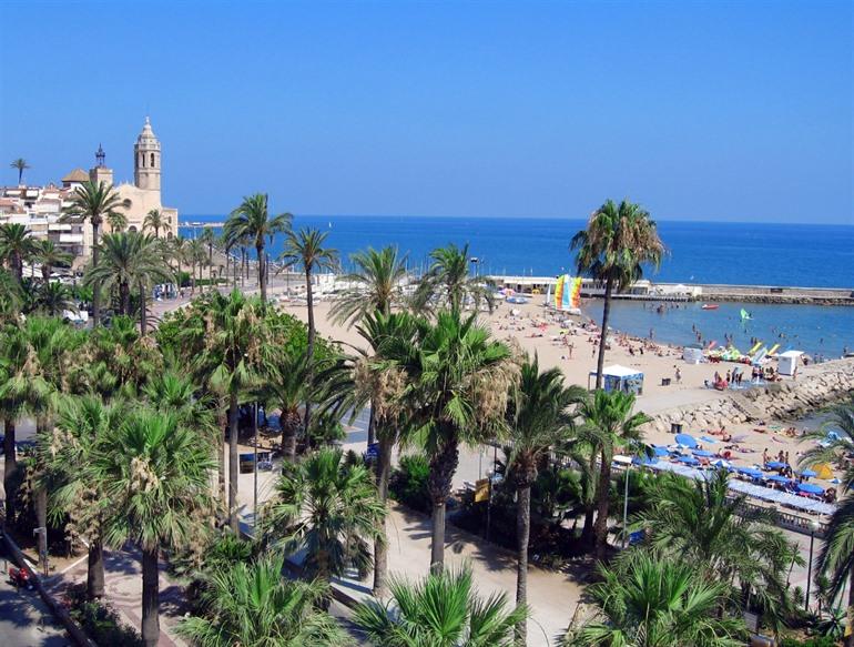 Sitges in der Nähe von Barcelona