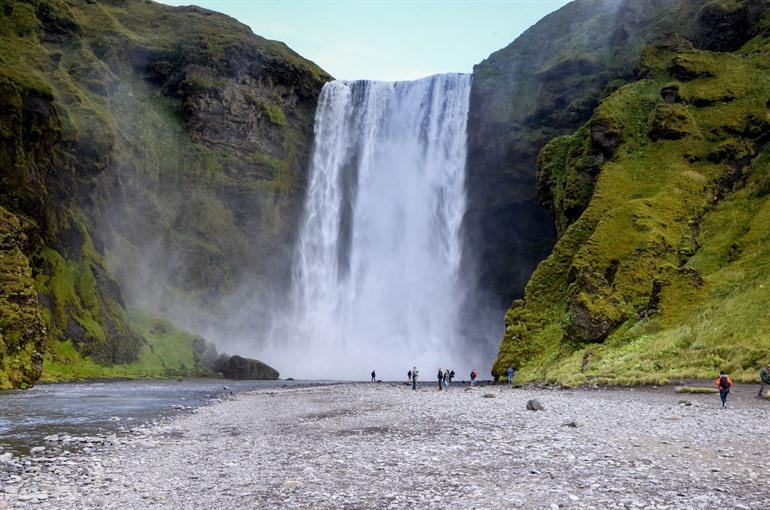 Skógafoss Wasserfall