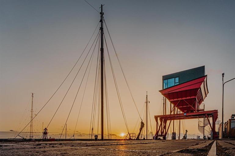 Übernachten im Trichter (Harlingen)