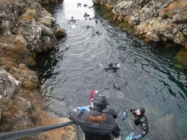Schnorcheln in der Silfra-Schlucht