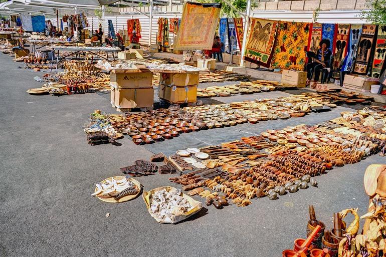 Souvenirs beim Craft Market in Windhoek ergattern