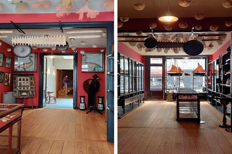 Souvenirgeschäft im James Ensor Haus, Ostende