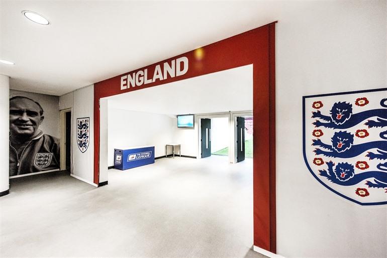 Spielertunnel Wembley
