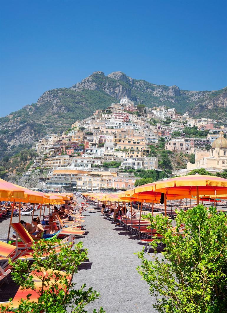 Der Spiaggia Grande in Positano