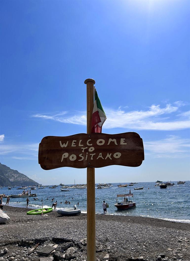 Der Spiaggia Grande in Positano