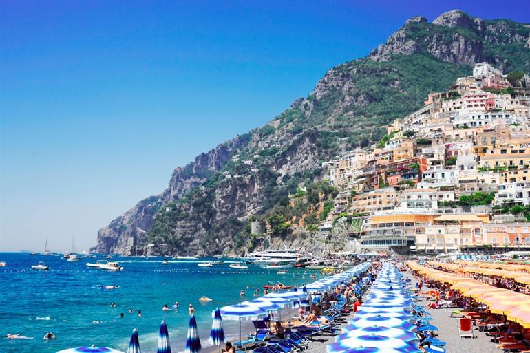 Strand in Positano