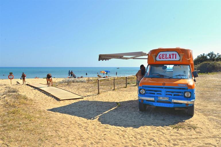 Strand Torre Salsa, Sizilien